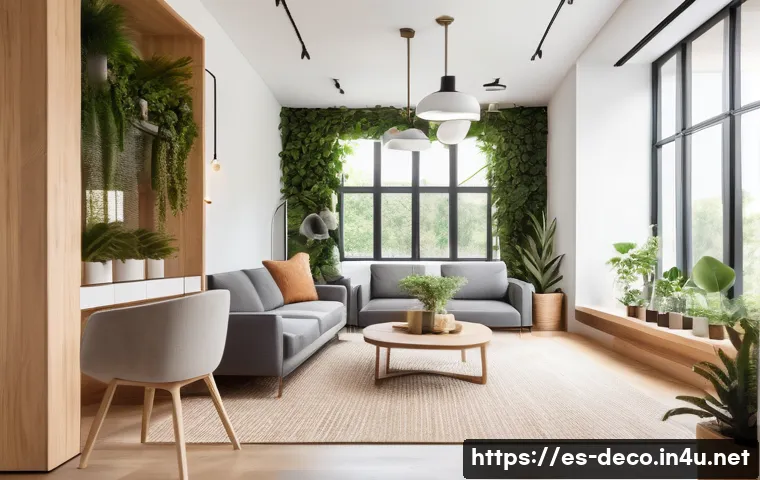 인테리어 코디네이터 필수 자격증 최신 정보 - A modern interior design studio showcasing a professional designer working on a sustainable resident...